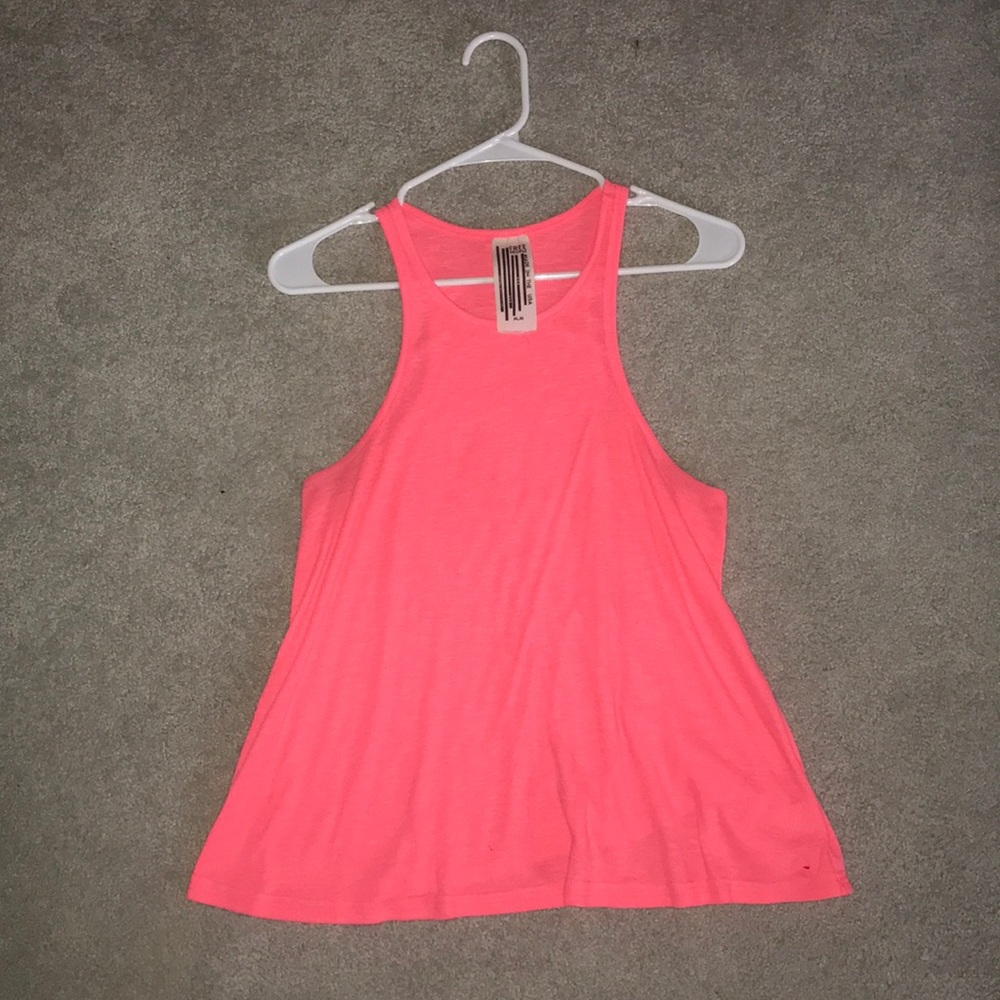 free people pink tank top